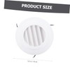 Gadpiparty Round Air Vent Cover Adjustable Soffit Vent for Indoor