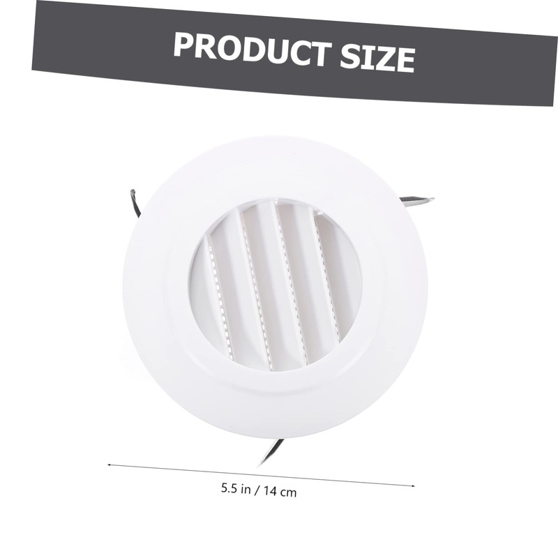 Gadpiparty Round Air Vent Cover Adjustable Soffit Vent for Indoor