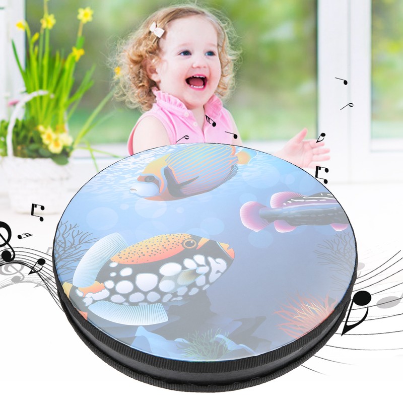 Hand Drum Sea Sound Ocean Wave Orff Percussion Children 10in