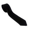 WS UK Adults Skinny Tie for Men [Black]