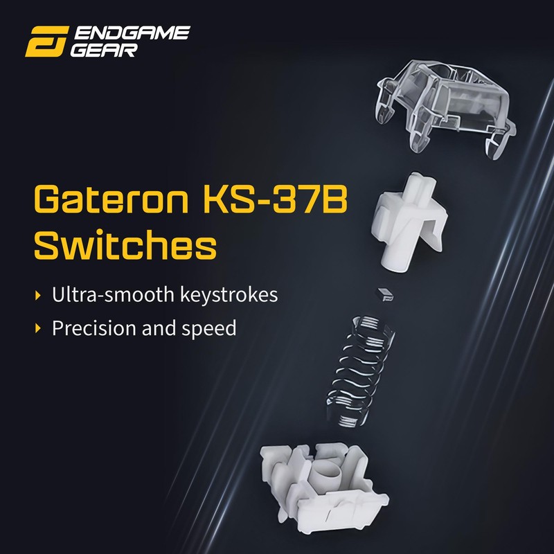 ENDGAME GEAR KB65HE Gaming Keyboard, ANSI US – Hall Effect