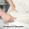 Terra Beds Premium Fitted Sheet, Flat Sheet 90 x 200
