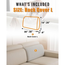 Couch Cover Soothing Home Sofa Covers Couch Protector for Dogs Pet Friendly, Striped Sectional Sofa Slipcovers L Shaped Couch Cover - Easy Installation, Stain Resistant, Machine Washable