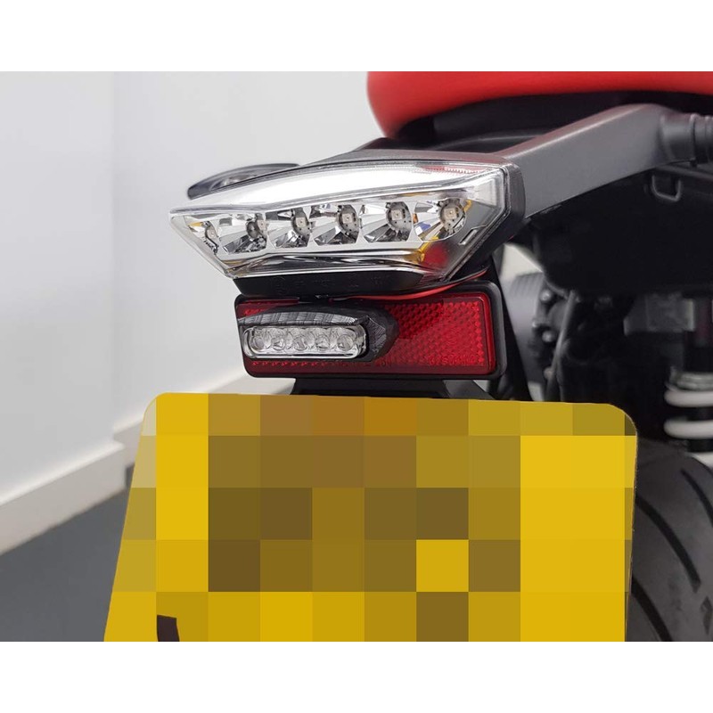 Alchemy Parts Motorbike LED Light Number Licence Plate Quad ATV