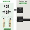 ANNFUZ Keyed Alike Combo Set Entry Door Lever Lock Set