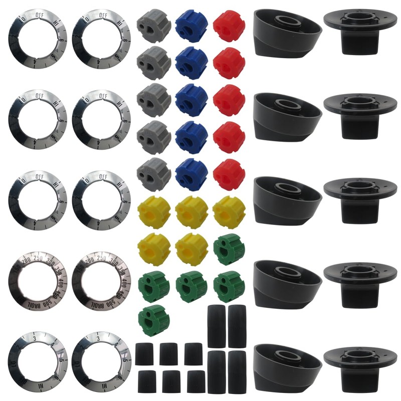2025 New Electric Range Burner Knob Kit K-N002 R-KE Electric