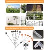 56 PCS Wire Rope Kit, Vinyl Coated Aircraft Cable, Outdoor