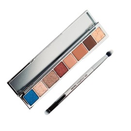 SARELLY, Paleta La Mil Sombras, 8 Tonos y 4 Acabados, con Espejo y Brocha para Maquillaje, Sarelly Creativo Lab