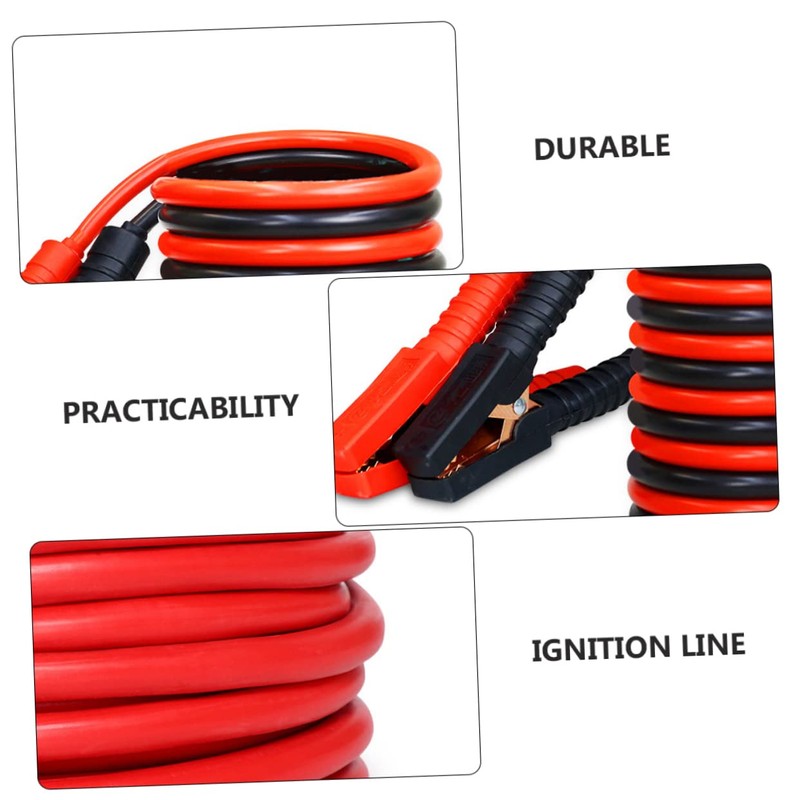 Zerodeko 1pc Heavy Duty Jumper Cables for Car Emergency Power