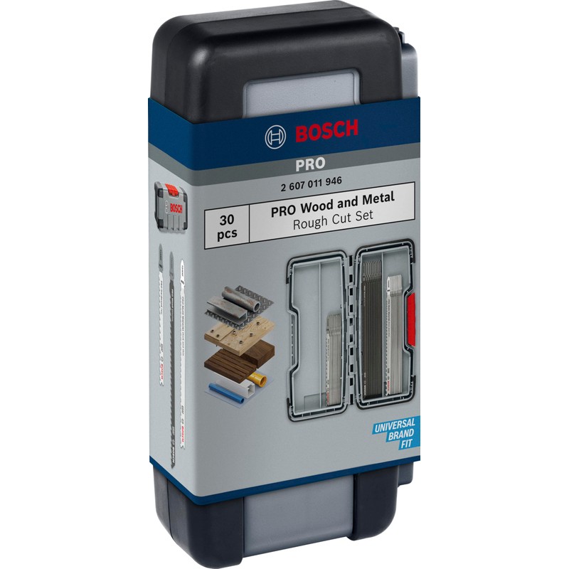 Bosch 30 x PRO Wood and Metal Rough Cut Jigsaw