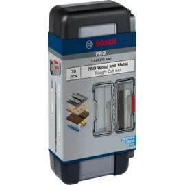 Bosch 30 x PRO Wood and Metal Rough Cut Jigsaw Blade Set (for Steel, Wood with Nails, Length 100 mm, Professional Accessories Jigsaw)