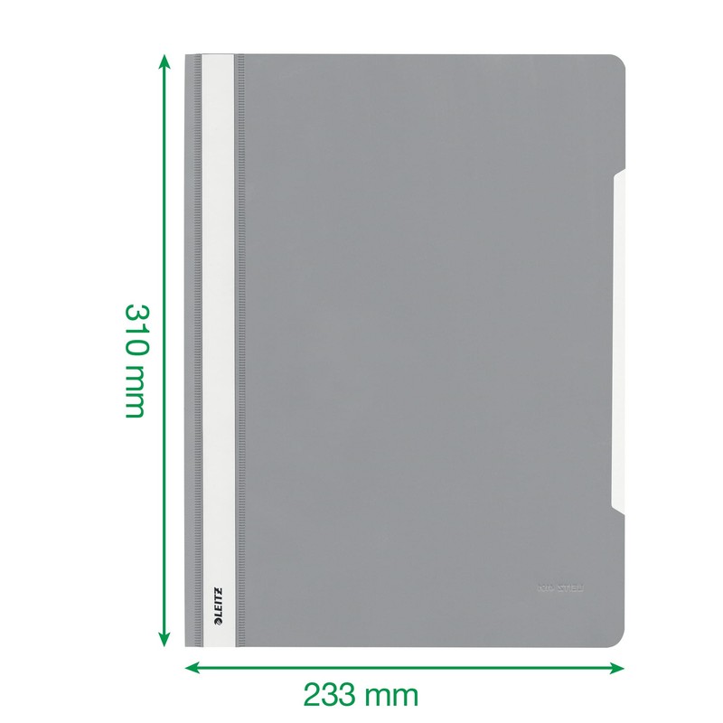Leitz A4 Standard Plastic File, 30 Percent Pre-Consumer Recycled Plastic,