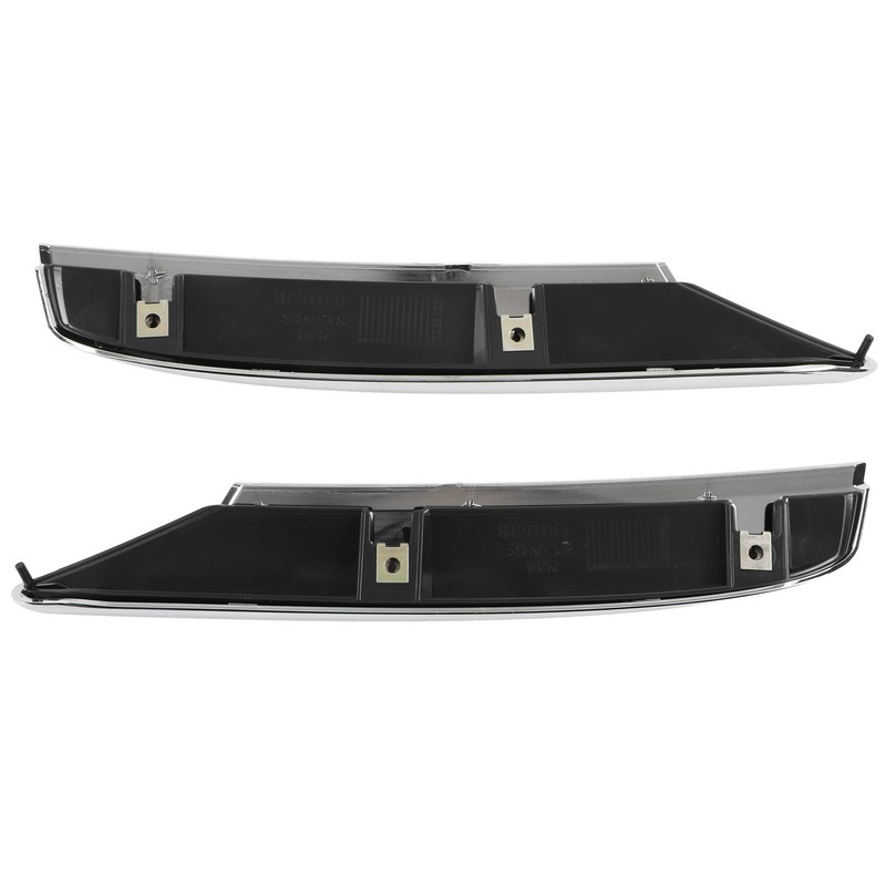 1pair Front Bumper Grille Trim Chrome 673007201 Replacement for Maserati