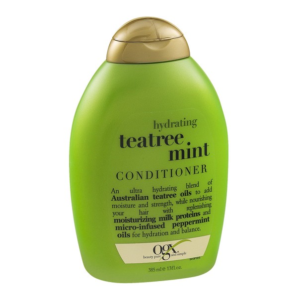 Ogx Conditioner Tea Tree Mint Hydrating 13 Ounce (384ml) (3 Pack)