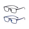 MCOORN Lesebrille Entspiegelt Groß Breit für Herren Damen, Lesehilfe Leicht