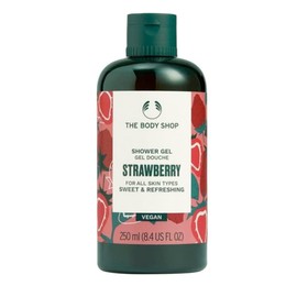 The Body Shop Strawberry Shower Gel Sweet & Refreshing 92% of the Ingredients are of Natural Original Vegan 100 ml