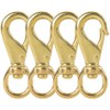 Faneta 3-1/4 inch Solid Brass Swivel Snap Hooks Clips with