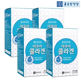 Chong Kun Dang Aqua Fish Fish Low Molecular Collagen Powder Powder 30 sachets 4 / 종근당 아쿠아 피쉬 피시 저분자 콜라겐 가루 분말 30포 4개