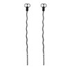 2 Pack Bundle Plastic Drain Snake Triple Barbs 23 Inch