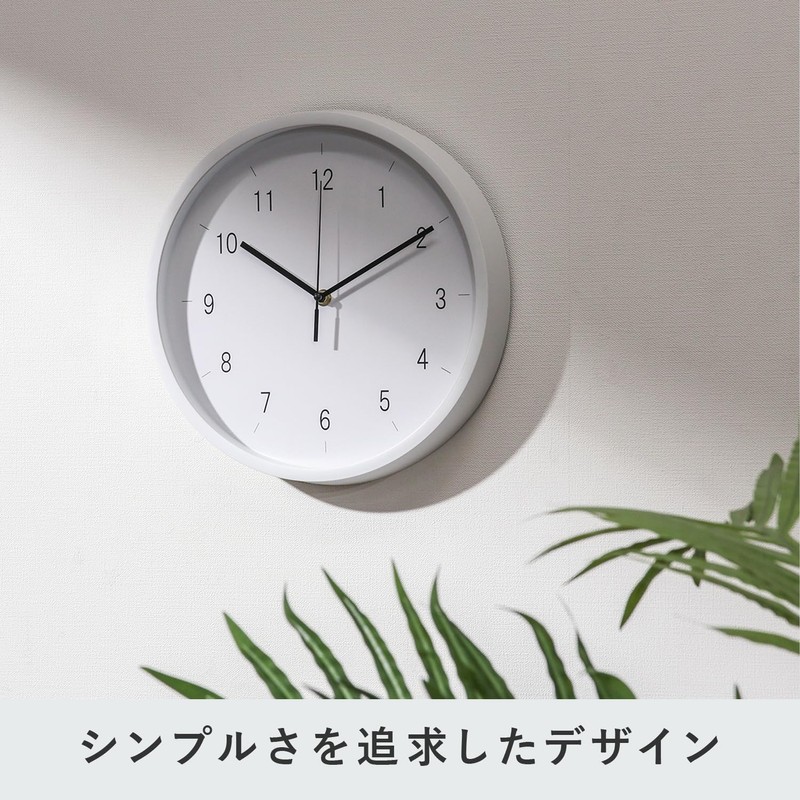 Fuji Boeki Enkel Wall Clock, Diameter 11.8 inches (30 cm),