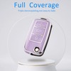 Flensent Key Fob Cover with Keychain for VW Tiguan Touareg