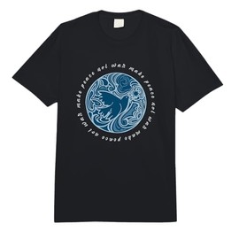 Make Peace Not War Peace Dove Comfort Colors Adult Heavyweight T-Shirt