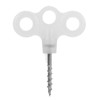Outdoor Luminous Tent Stakes Stainless Steel Screw Ground Anchors Peg