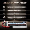 HRB 11.1V 5000mAh 3S 50C-100C LiPo Battery TR Plug for