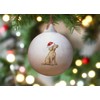 Image Industry Labradoodle Yellow Ceramic Bauble - Tree Decoration -