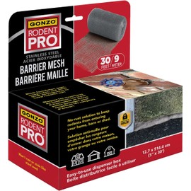 GONZO 7012 RodentPro Rat & Mouse Barrier, Stainless Steel