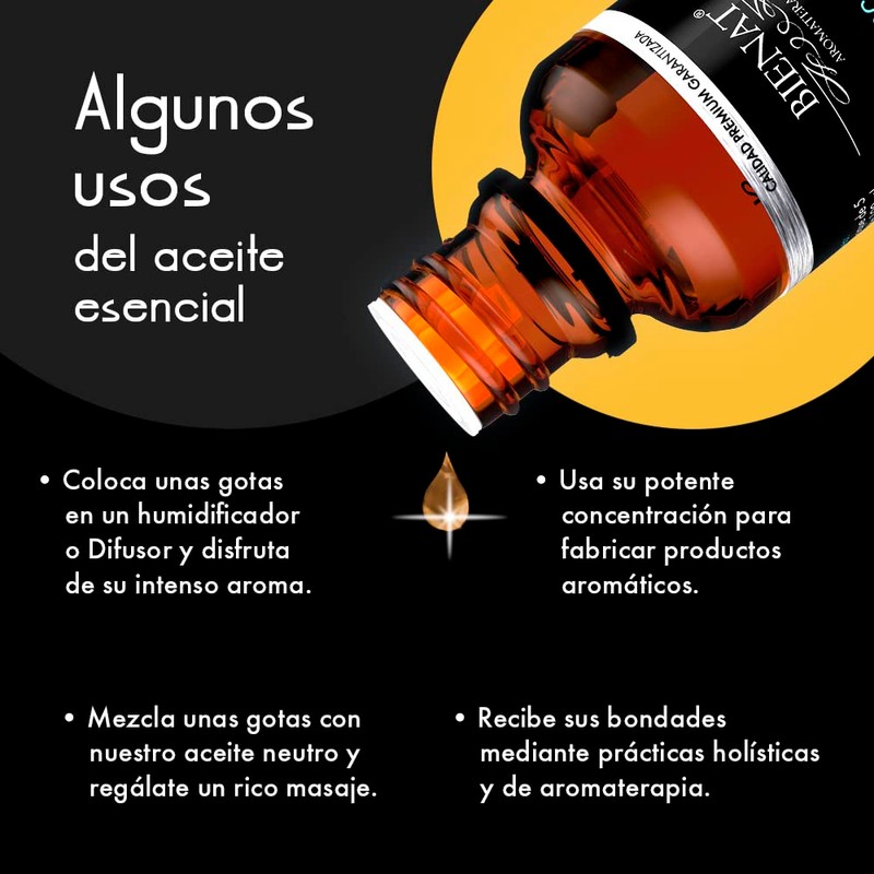 BIENAT AROMATERAPIA Aceite Esencial de Ylang Ylang 30mL