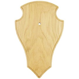 Auburn Board Deer Gamsbock Made of Oak Wood with Pine Insert Trophy Shield Light Dark (Oak Wood Light Pack of 1)