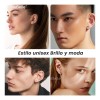 Pendientes De Moissanita 925 Plata Aretes Caja Regalo Mujer