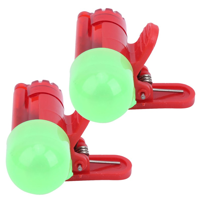 2 Sets Night Fishing Sensor Light Pole Alarm LED Signal