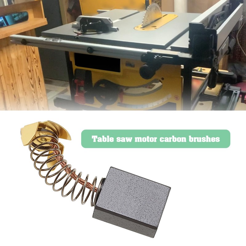 Micro Traders 2 Pairs of Table Saw Carbon Brushes OEM
