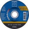 Pferd EH1252,4A46PPSF A46PPS Cut-Off Wheel, Multi-Colour, 125 x 2.4 mm