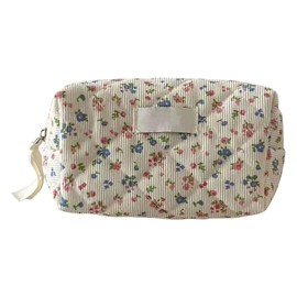 1-Piece Floral Printed Bag, Women's Storage Bag, Cute Make Up Bag, Travel Supplies, Portable Toiletries