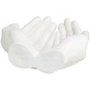 Deco 79 Polystone Hands Decorative Sculpture Open Home Decor Statue,