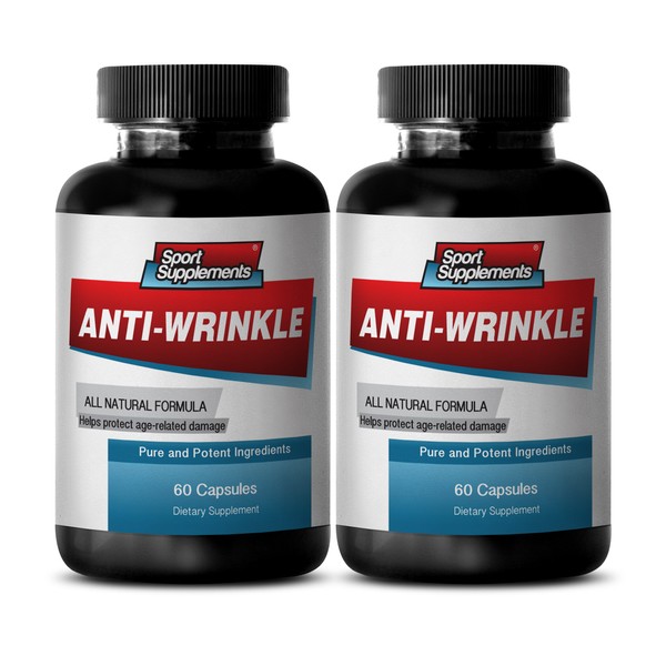 Aloe vera gel for face - Anti-Wrinkle Pills - anti wrinkle supplement (2 Bottles - 120 Capsules)