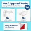 Upgraded Invisible Baby Proofing Cabinet Latch Locks (10 Pack) -