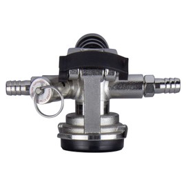 Kegco Keg Coupler, D System, Nickel