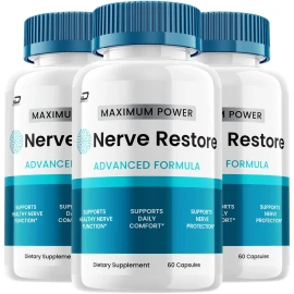 Nerve Restore (3 Pack) Nerve Restore Capsules – NerveRestore Natural Ingredients Glycogen