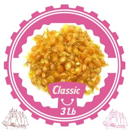 Classic Hard Candy Nostalgia Candy Bulk 3 LB Value Pack- Individually Wrapped Wrapper disk (Butterscotch)