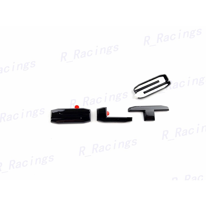 Auto OVERLAY Gloss Black SIERRA HD SLT Emblems Fit 2024+