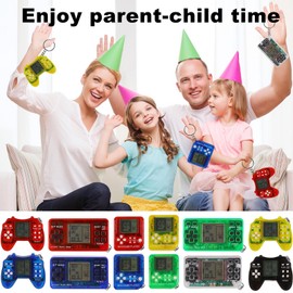 Teirdth 24Pcs Video Game Party Favors, Mini Game Keychain Arcade Party Favors for Kids,Birthday Supplies Gaming Classroom Prizes for Boys and Girls