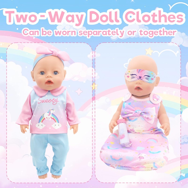 17" baby clothes 1