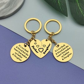 Father's Day Gift Stepdad Gift from Daughter Step Dad Gift Daughter in Law Keyring Keychain Step Daughter Gift Adoption Gift Keyring Bonus Dad Gifts Appreciation Gift Birthday Christmas Wedding Gift