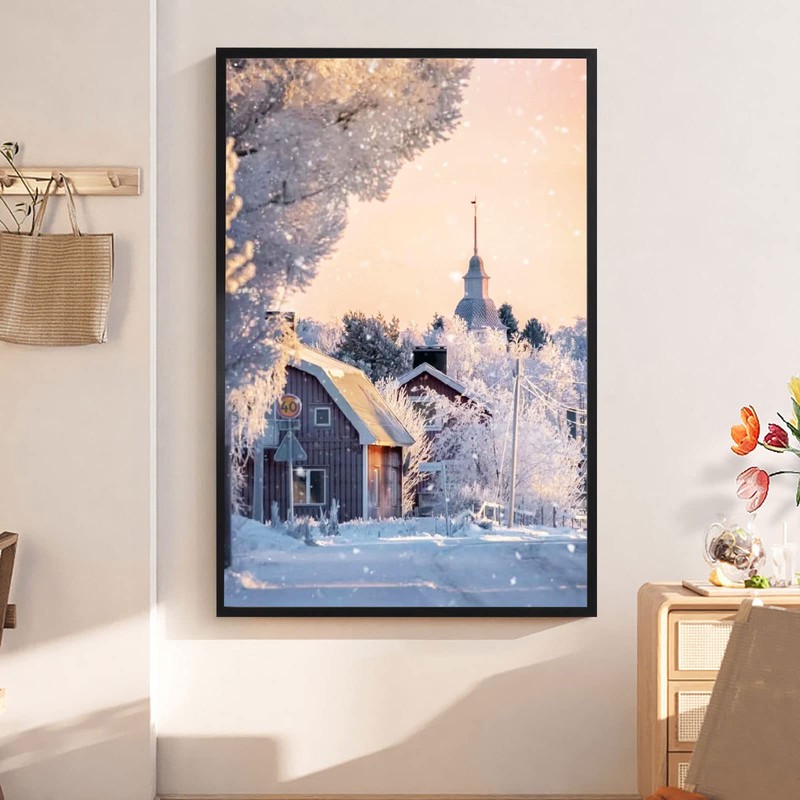 Podronale 24x36 Snap Frame Black Poster Frames Set of 2