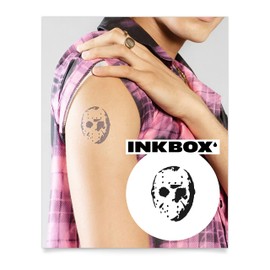 Inkbox Temporary Tattoos, Semi-Permanent Tattoo, One Premium Easy Long Lasting, Water-Resistant Temp Tattoo with For Now Ink - Lasts 1-2 Weeks, Friki, 3 x 3 in
