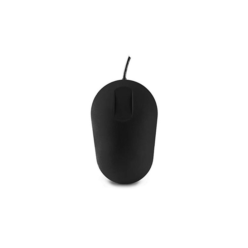 PUREKEYS Disinfectable Hygienic Mouse, Wired - 40265 - Colour: Black